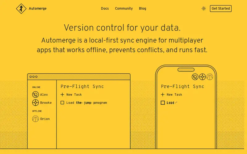 Screenshot of Automerge