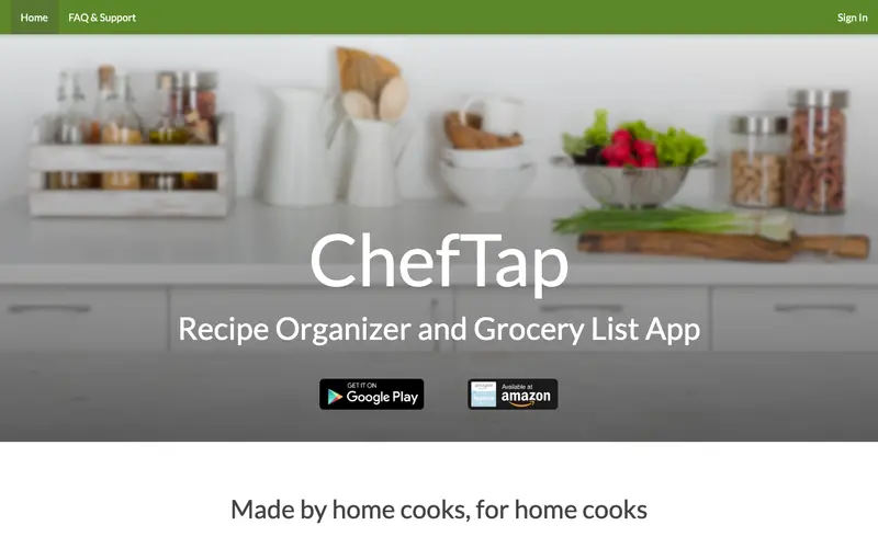 Screenshot of ChefTap Recipe App