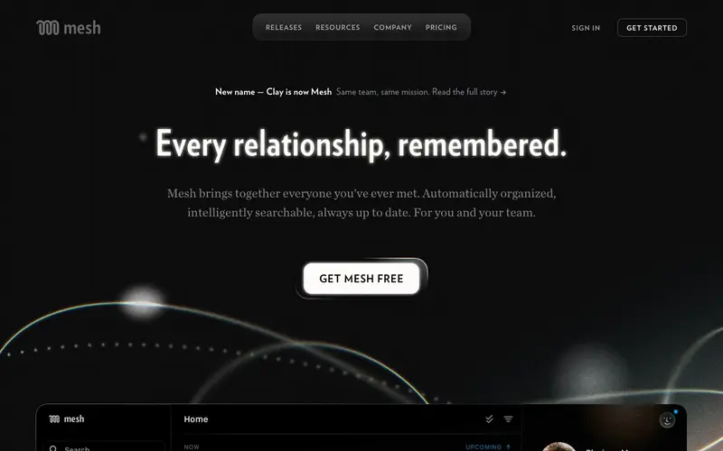 Screenshot of Clay
