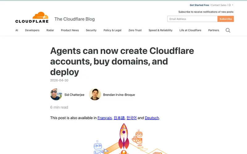 Screenshot of Cloudflare Agents