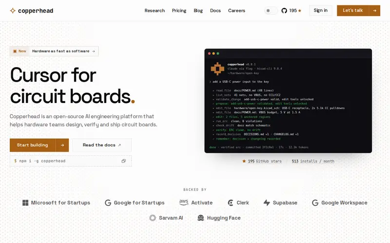 Screenshot of Copperhead