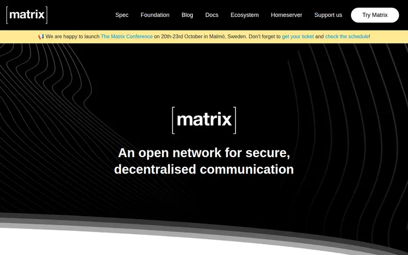 Screenshot of Matrix