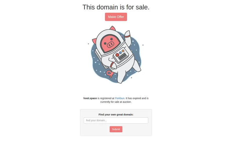 Screenshot of Hoot