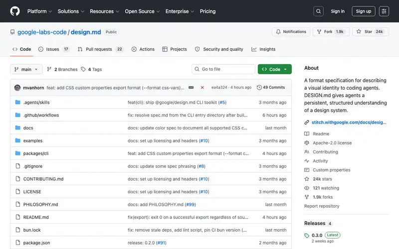 Screenshot of design.md