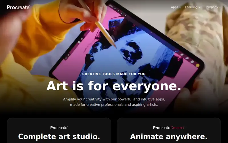 Screenshot of Procreate