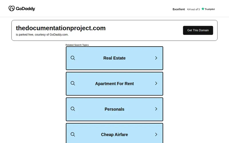 Screenshot of The Documentation Project