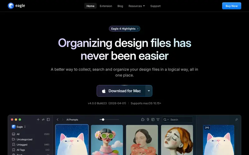 Screenshot of Eagle