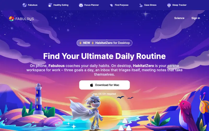 Screenshot of Fabulous: Daily Routine Planner