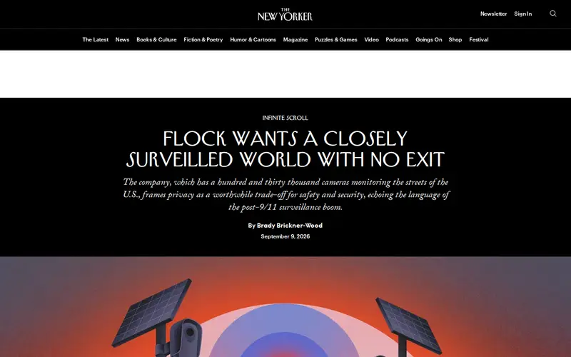 Screenshot of Flock Wants a Closely Surveilled World with No Exit