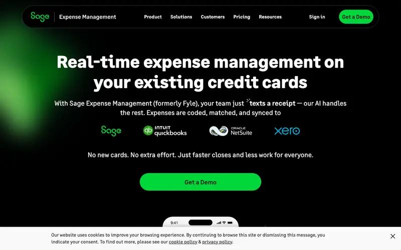 Screenshot of Fyle