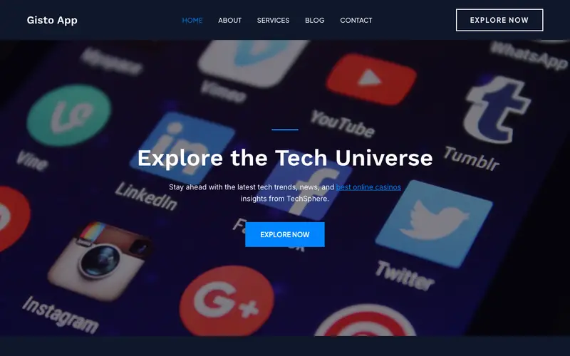 Screenshot of Gisto