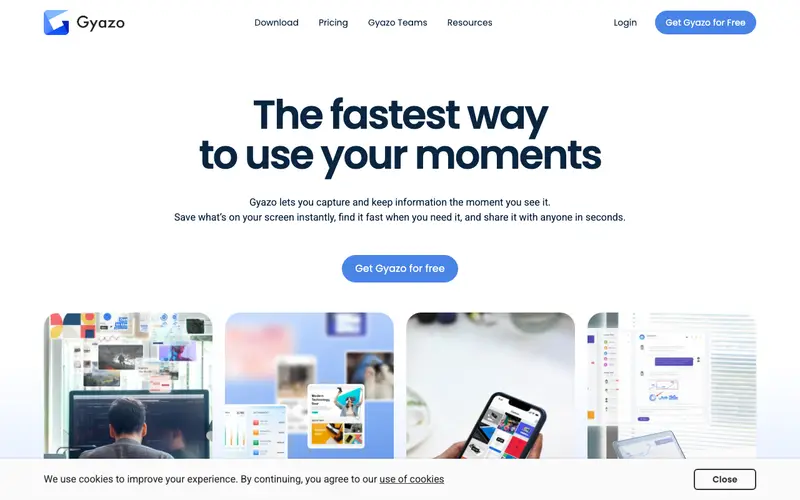 Screenshot of Gyazo