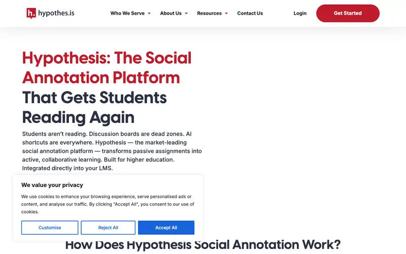 Screenshot of Hypothes.is
