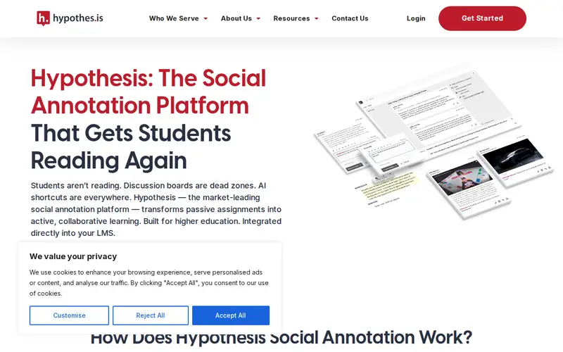 Screenshot of Hypothes.is