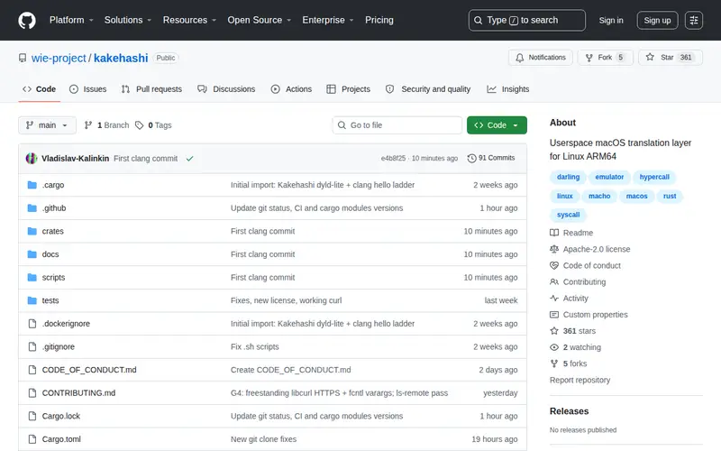 Screenshot of Kakehashi