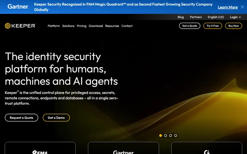 Screenshot of Keeper Security