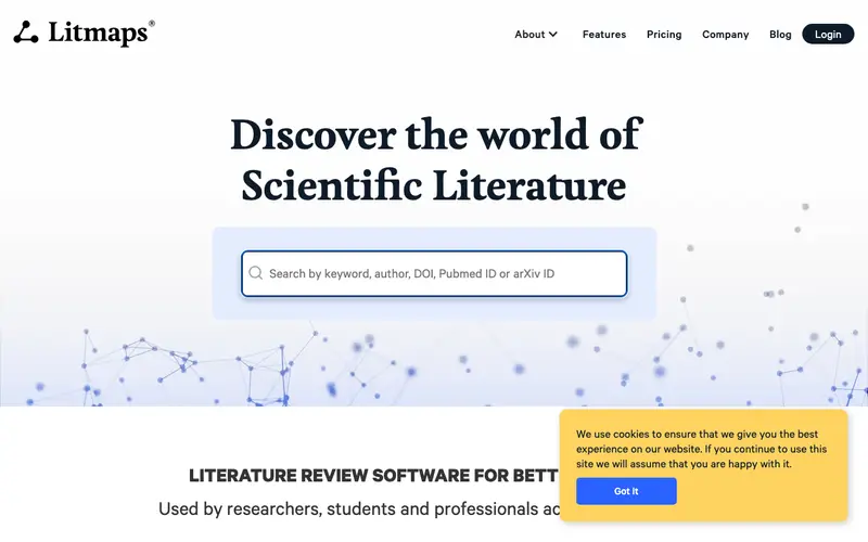 Screenshot of Litmaps