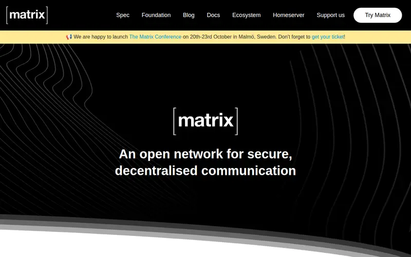 Screenshot of Matrix