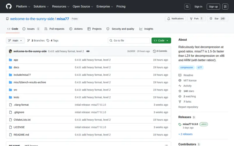 Screenshot of misa77