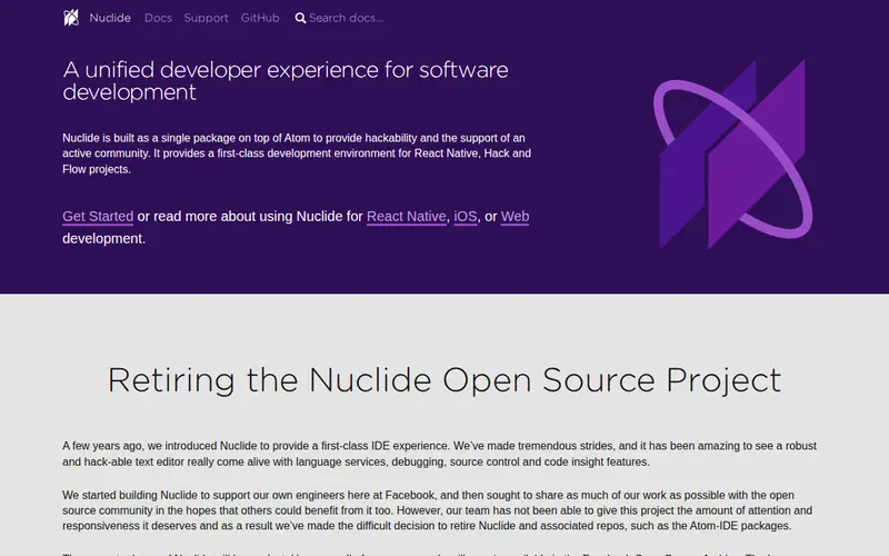 Screenshot of Nuclide