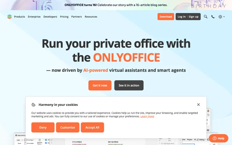 Screenshot of ONLYOFFICE