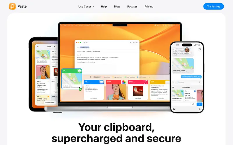 Screenshot of Paste – Clipboard Manager