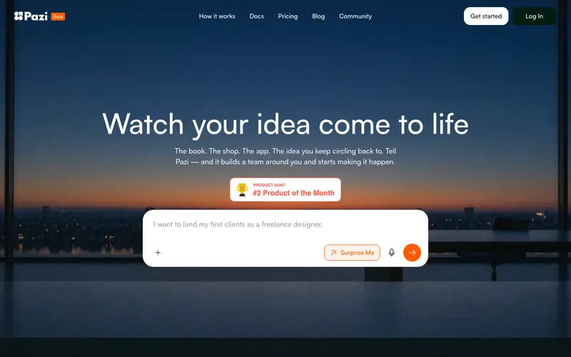 Screenshot of Pazi