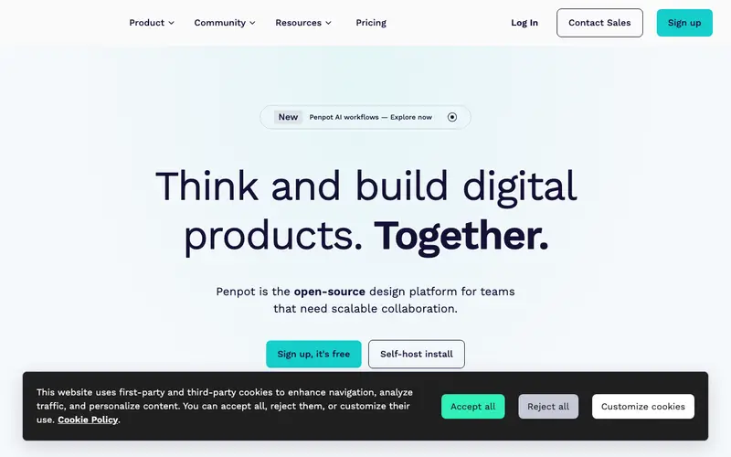 Screenshot of Penpot