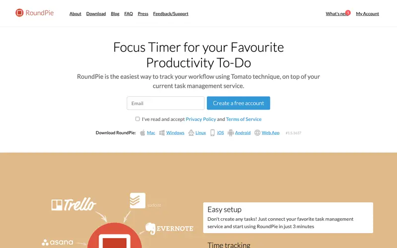 Screenshot of PomoDone App