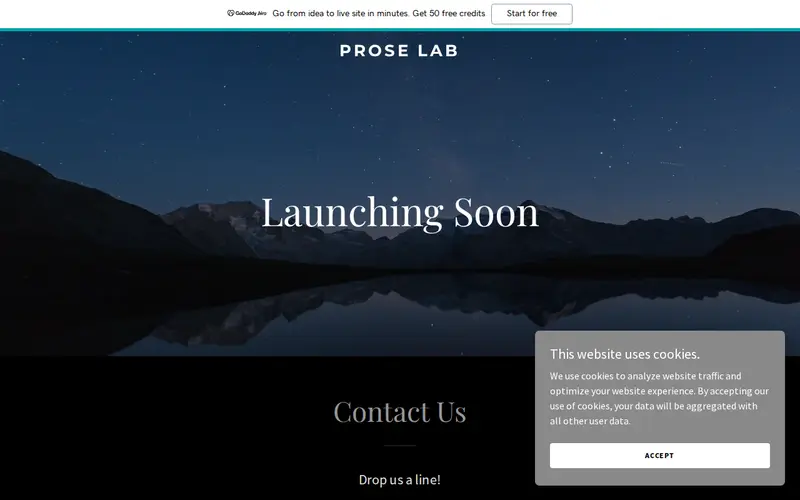 Screenshot of Proselab