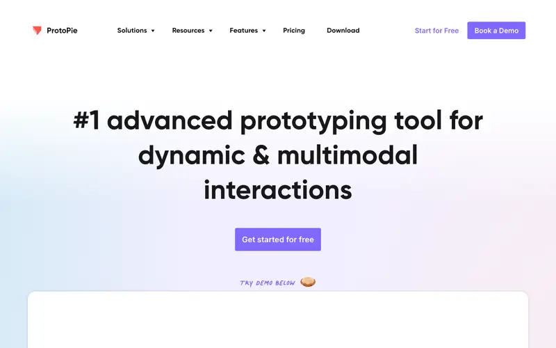 Screenshot of ProtoPie