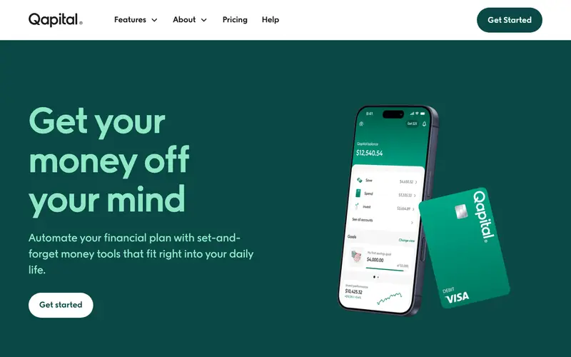 Screenshot of Qapital
