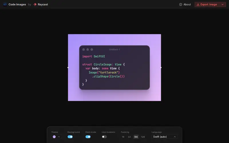 Screenshot of Ray Studio
