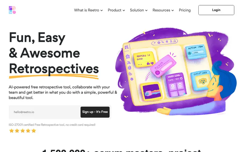 Screenshot of Reetro