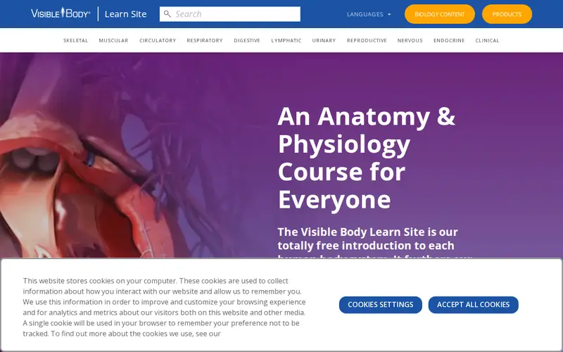 Screenshot of Scientific Illustration Viewer