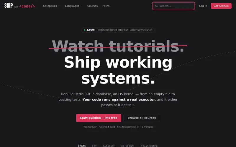 Screenshot of Ship That Code