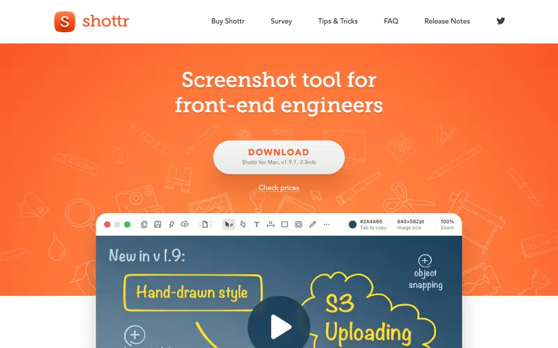 Screenshot of Shottr