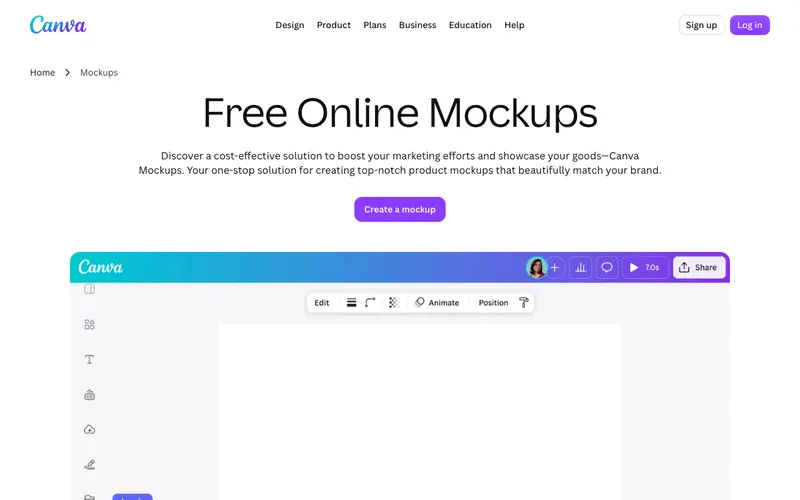 Screenshot of Smartmockups