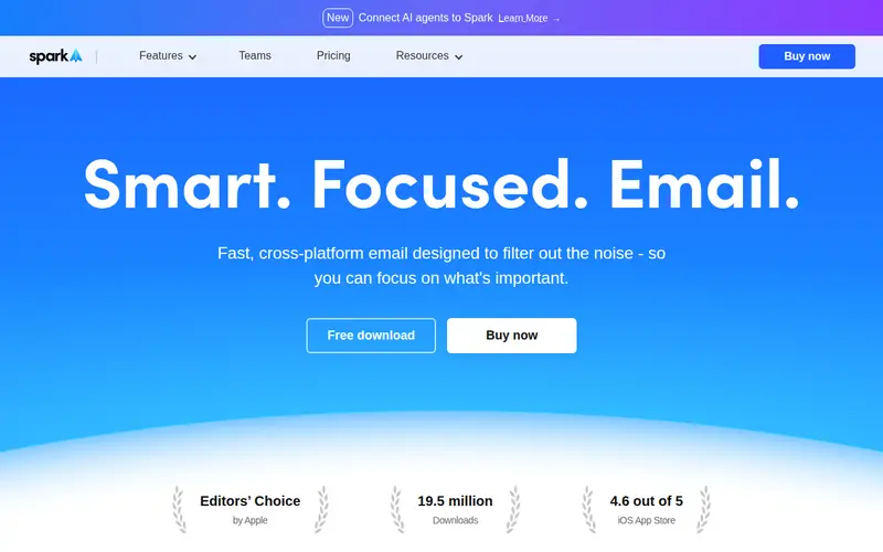 Screenshot of Spark Mail