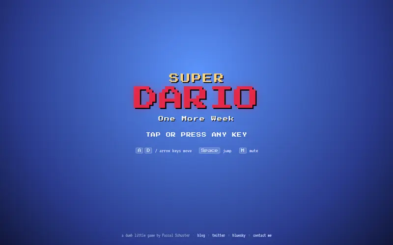 Screenshot of Super Dario