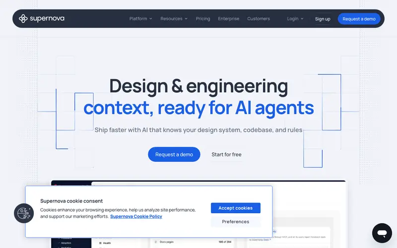 Screenshot of Supernova