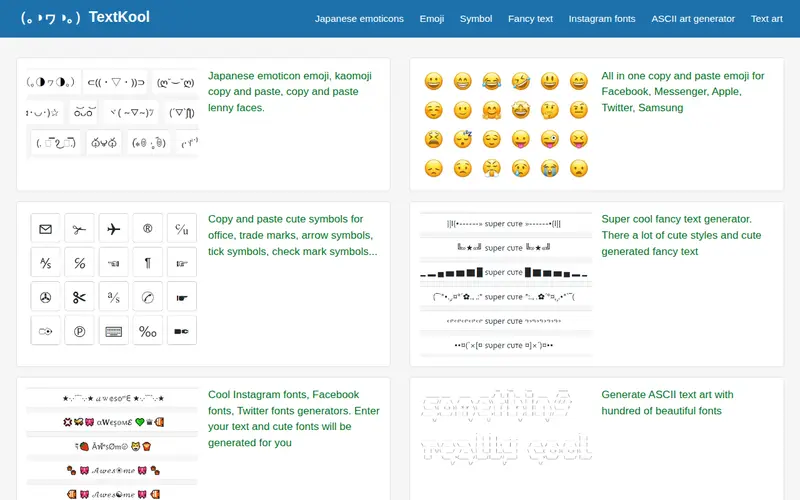 Screenshot of Textkool