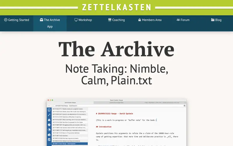 The Archive