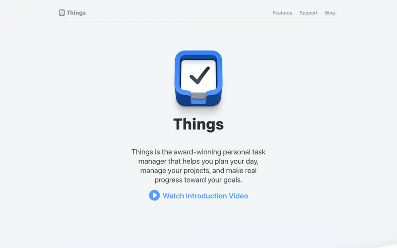 Screenshot of Things 3