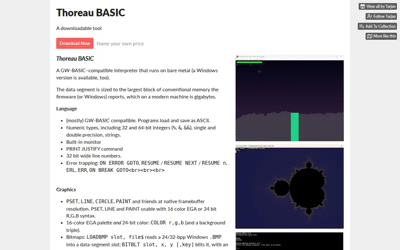 Screenshot of I wrote a BASIC interpreter that boots on UEFI machines