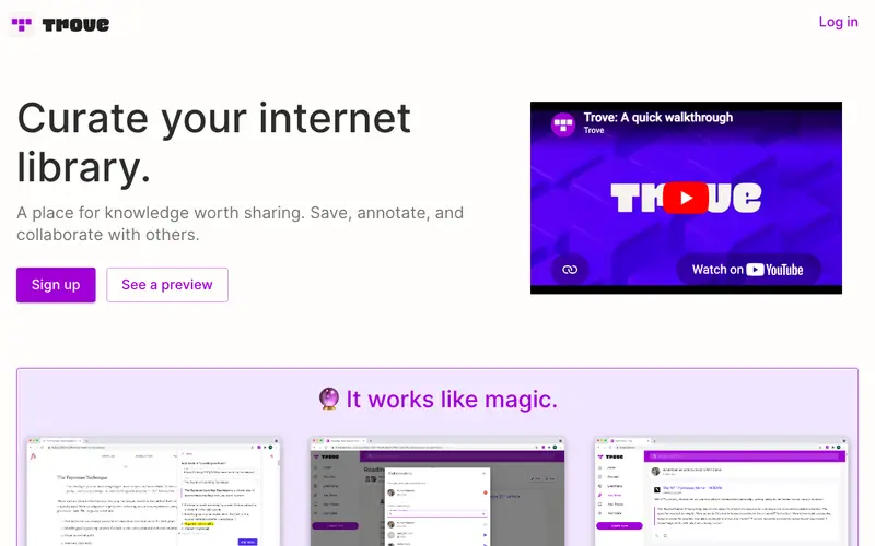 Screenshot of Trove