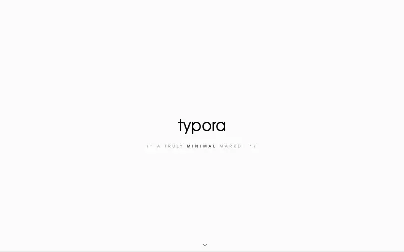 Screenshot of Typora