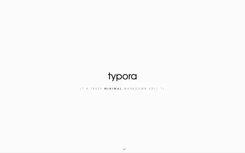 Screenshot of Typora