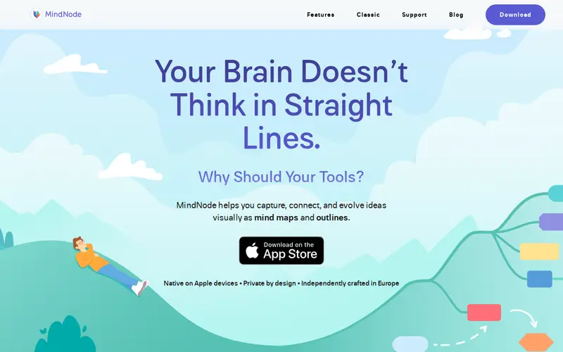 Screenshot of MindNode