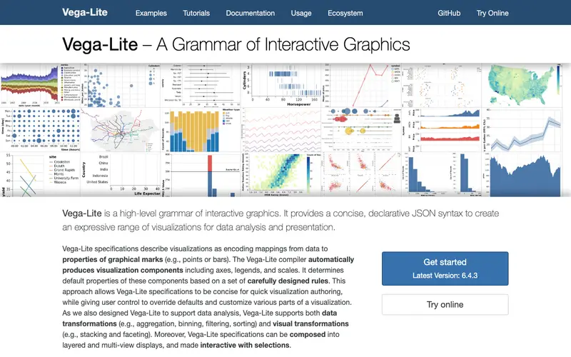 Screenshot of Vega-Lite